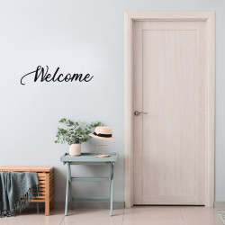 Mot Décoratif Cuisine, Dressing, Welcome, Home? Décoration Murale Lettrage Relief. Mot Géant 3D Plexi Noir 27, 57ou 80 cm