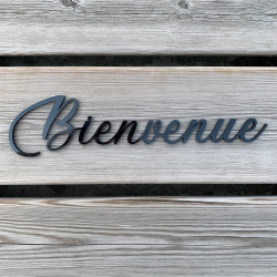 Mot Décoratif Cuisine, Dressing, Welcome, Home? Décoration Murale Lettrage Relief. Mot Géant 3D Plexi Noir 27, 57ou 80 cm