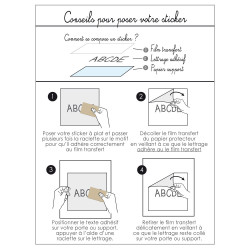 STICKER PORTE TOILETTES DECO CHIC (I0296)