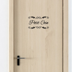 STICKER PORTE PETIT COIN DECO CHIC (I0297)