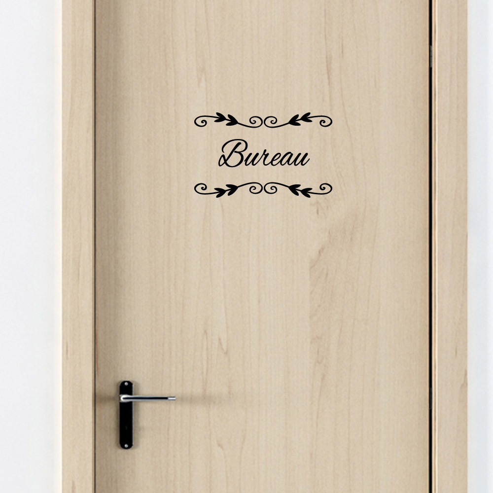 STICKER PORTE BUREAU DECO CHIC (I0301) STICKER PORTE BUREAU DECO CHIC (I0301)