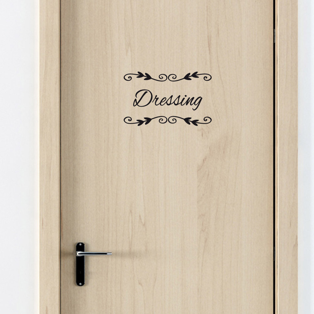 STICKER PORTE DRESSING DECO CHIC (I0302) STICKER PORTE DRESSING DECO CHIC (I0302)