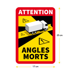 Stickers Attention Angles Morts