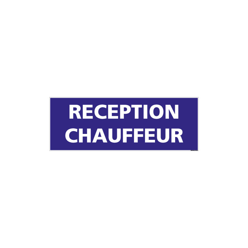 PANNEAU RECEPTION CHAUFFEUR (G1444)