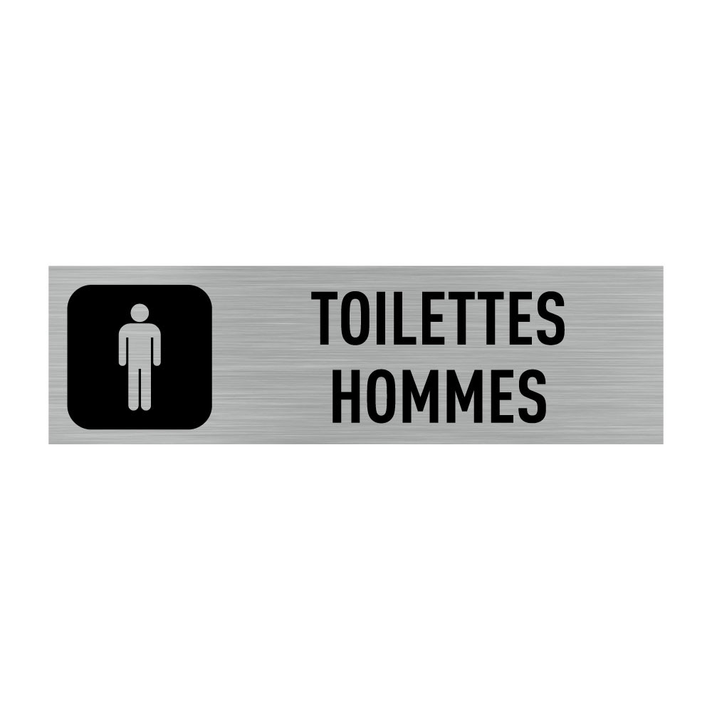 Plaque de porte Toilettes Hommes Plaque de porte Toilettes Hommes