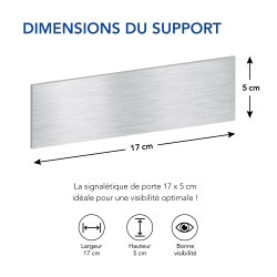 Dimensions du support 170 x 50 mm