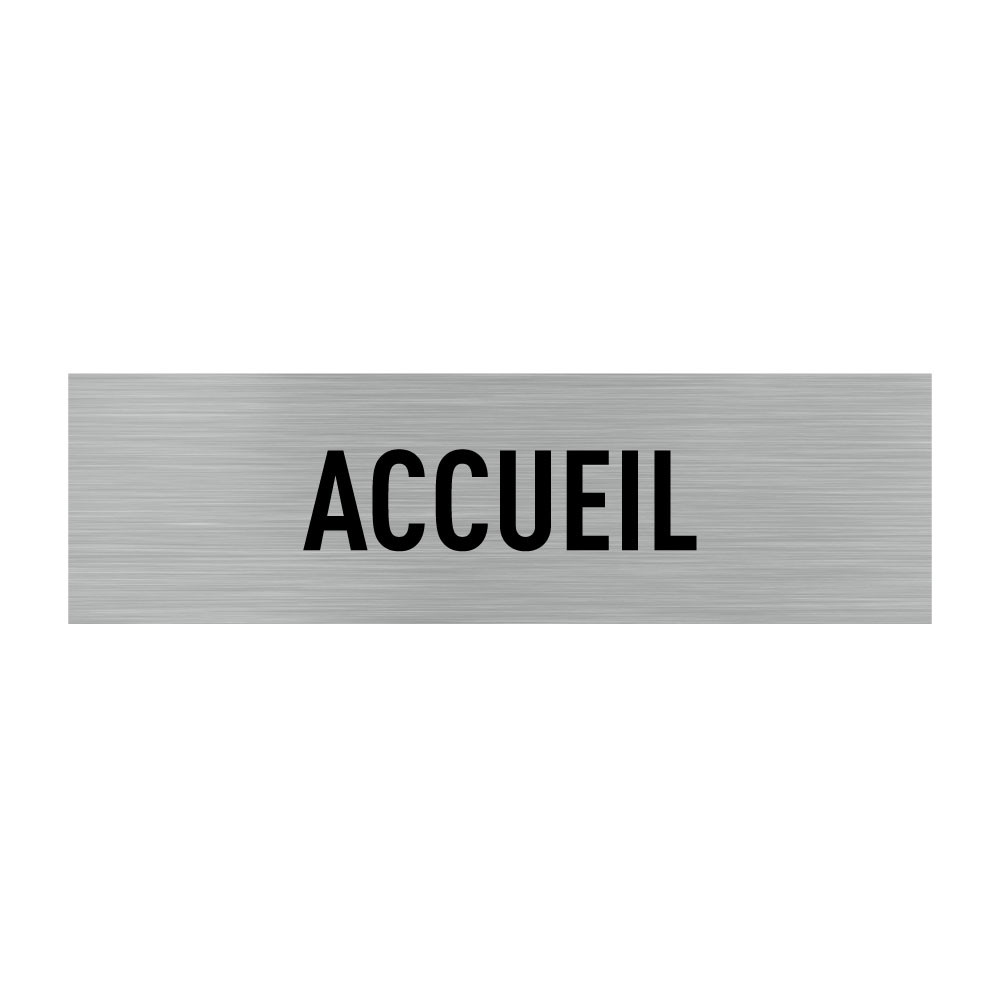 Plaque de porte accueil Plaque de porte accueil