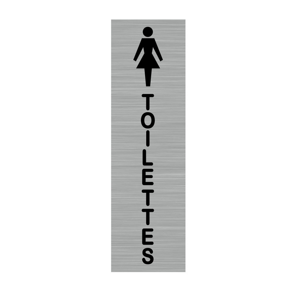 Plaque murale rectangulaire avec signalétique Toilettes Femmes Plaque murale rectangulaire avec signalétique Toilettes Femmes
