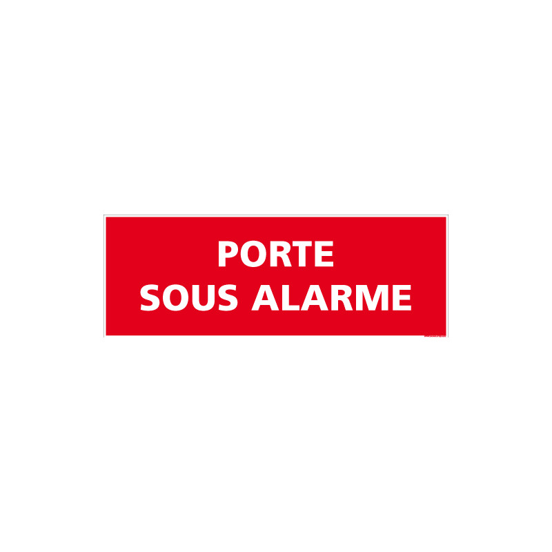 Signalisation Porte sous Alarme (A0564)