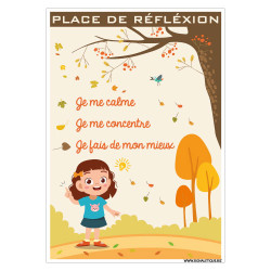 PANNEAU PLACE DE LA REFLEXION (G1510)
