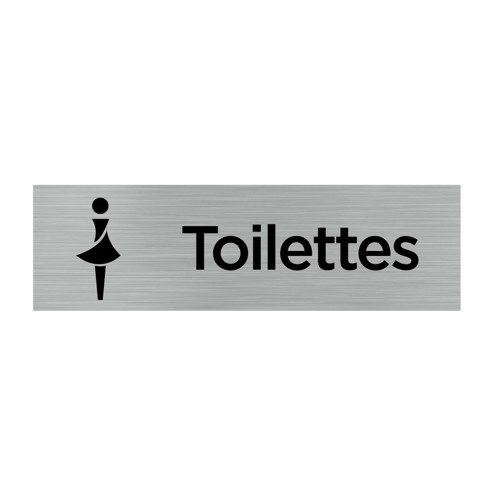 Plaque murale rectangulaire avec signalétique Toilettes Femmes Plaque murale rectangulaire avec signalétique Toilettes Femmes