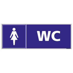 PANNEAU WC FEMMES (G1528)
