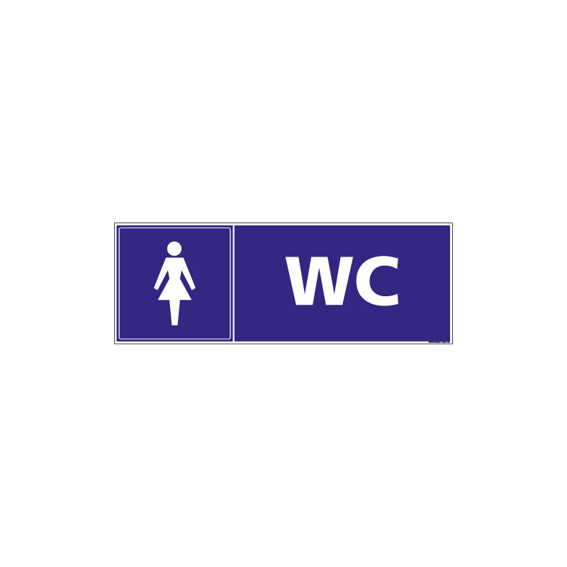 PANNEAU WC FEMMES (G1528)