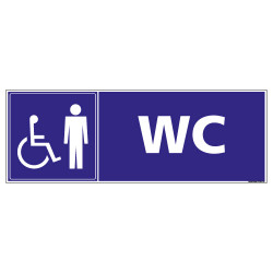 PANNEAU WC POUR HOMMES (G1530)