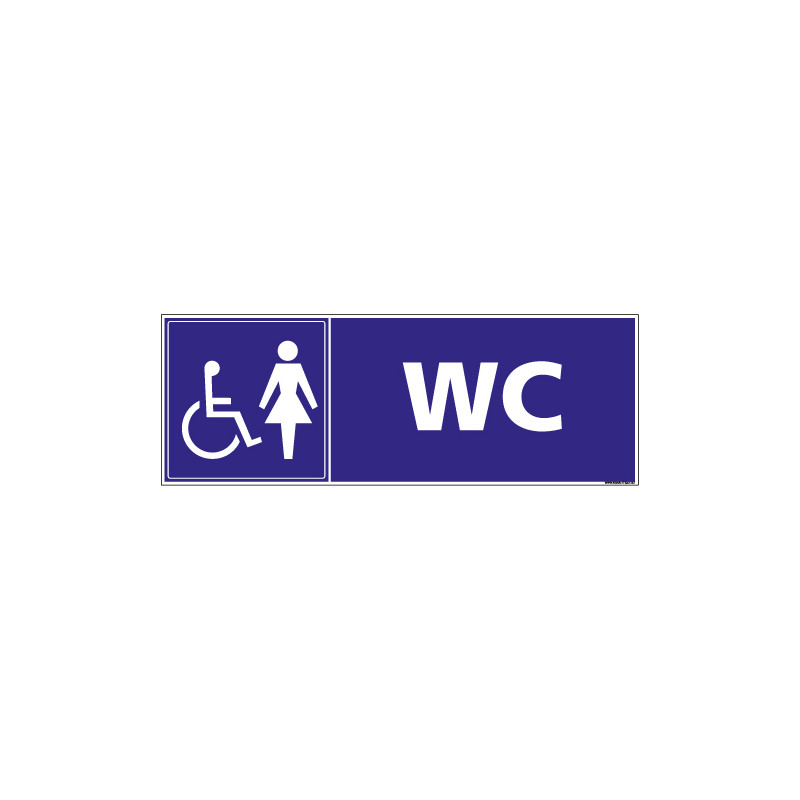 PANNEAU WC POUR FEMMES (G1531)