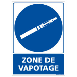 Panneau Zone de Vapotage (N0179)