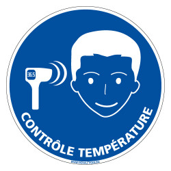 PANNEAU ZONE DE CONT‘LE DE TEMPERATURE - PREVENTION VIRUS (E0728)