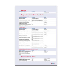 Registre de sécurité - Contrôle et vérification hygiène et sécurité conforme à la loi obligatoire
