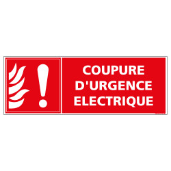 Panneau coupure d'urgence electrique (A0581)