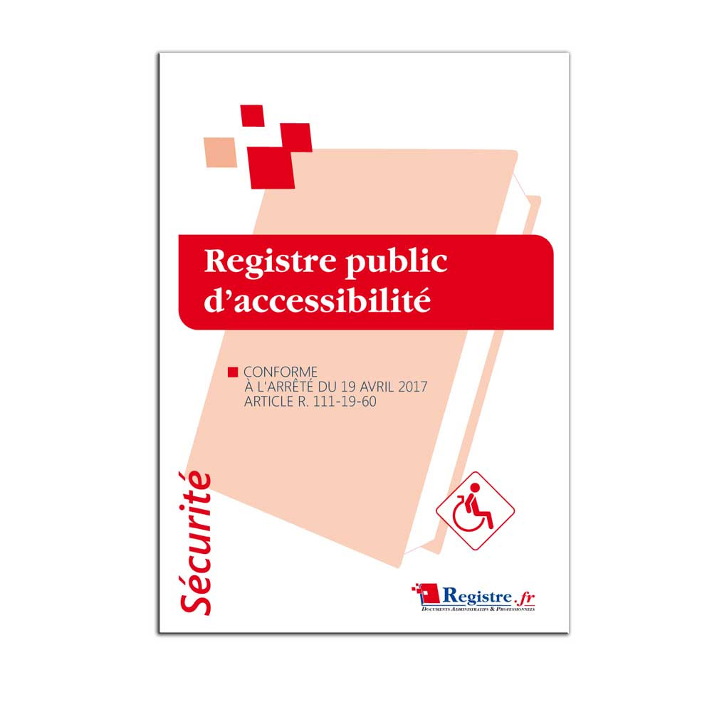 Registre public d'accessibilité