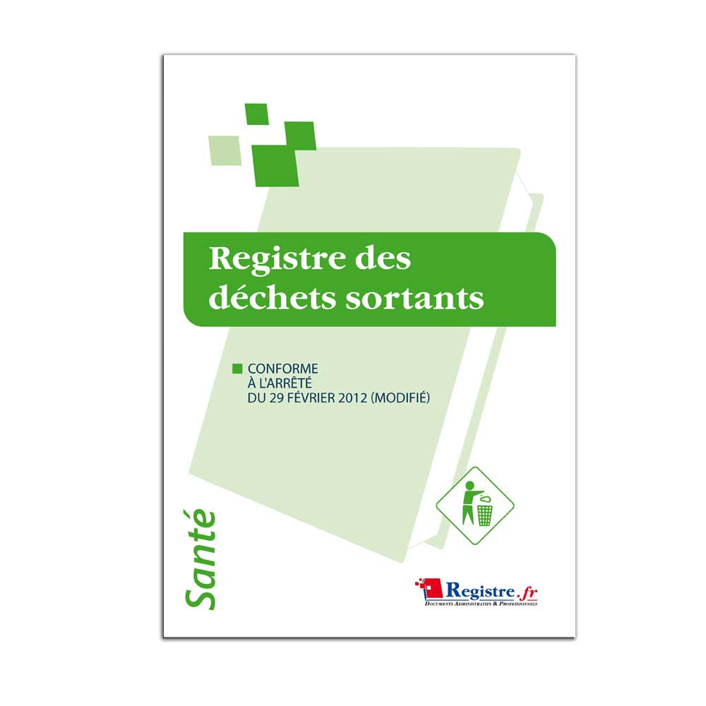 Registre des déchets sortants