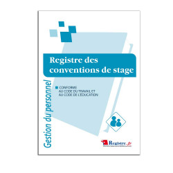 Registre des conventions de stage