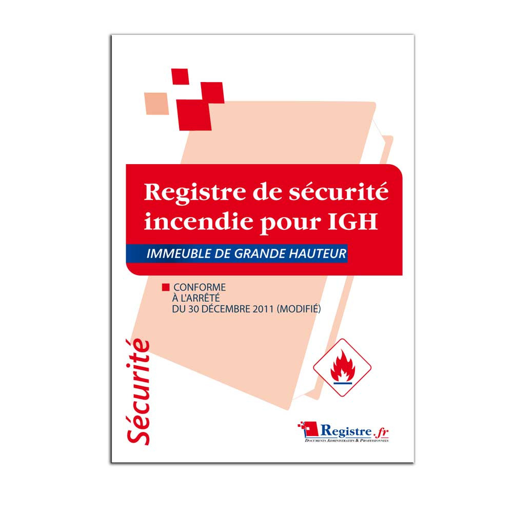 Registre de sécurité incendie pour IGH