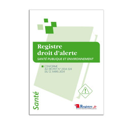 Registre droit d'alerte santé publique et environnement