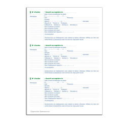 Registre des décès pour établissement de santé professionnel