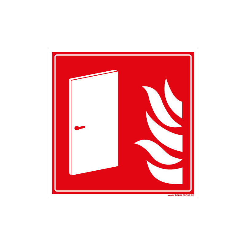 PANNEAU INCENDIE PORTE COUPE FEU (A0592) PANNEAU INCENDIE PORTE COUPE FEU (A0592)
