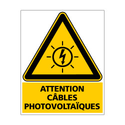 Autocollant INSTALLATION PHOTOVOLTAIQUE (C1166)