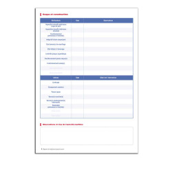 Registre de vérification spéciale navire