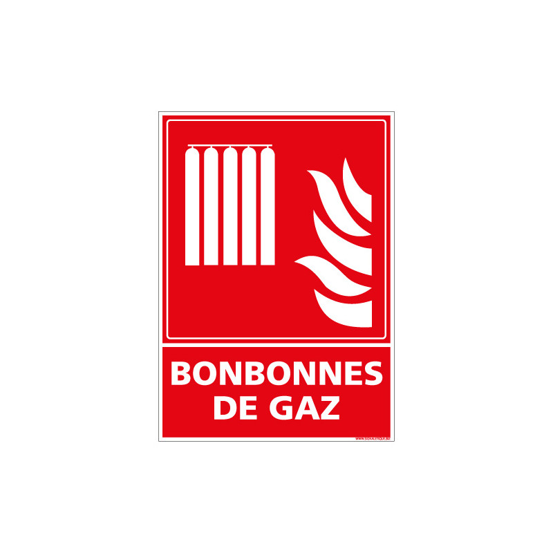 PANNEAU BONBONNES GAZ (A0604)