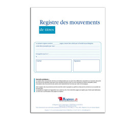 Registre des mouvements de titres conseils pratiques