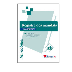 Registre des mandats transactions