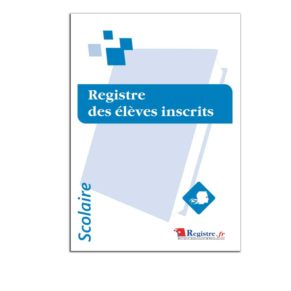 Registre des élèves inscrits