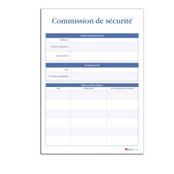 Registre de sécurité incendie pour ERP Type Y