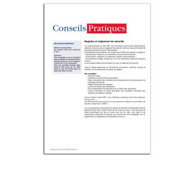 Registre de sécurité incendie pour ERP Type REF conseils pratiques