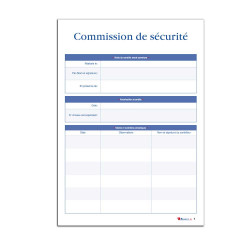 Registre de sécurité incendie pour ERP type R, établissements d'éveil, d'enseignement, accueils de loisirs conforme à la loi obl