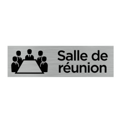 Plaque de porte rectangulaire Salle de réunion