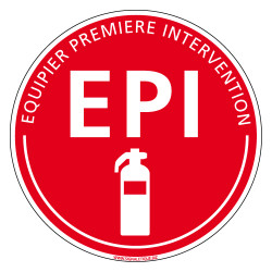 PANNEAU EPI - EQUIPIER PREMIERE INTERVENTION (A0621)