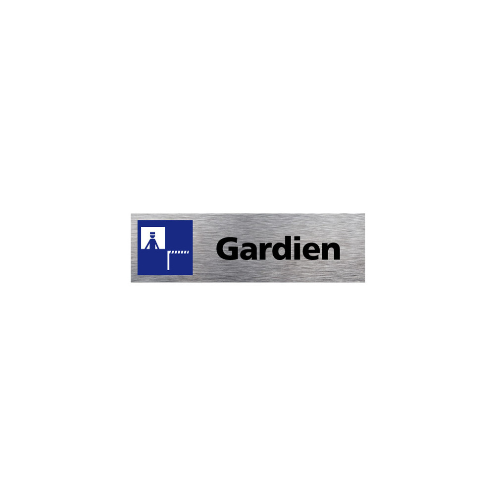 SIGNALETIQUE DE PORTE GARDIEN (Q0119) SIGNALETIQUE DE PORTE GARDIEN (Q0119)