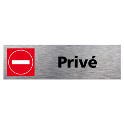 PLAQUE DE PORTE PRIVE (Q0157)
