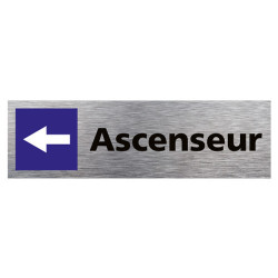 PLAQUE DE PORTE ASCENSEUR VERS LA GAUCHE (Q0272)
