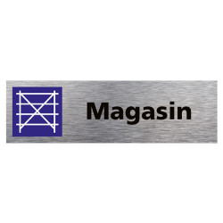 PLAQUE DE PORTE MAGASIN (Q0347)