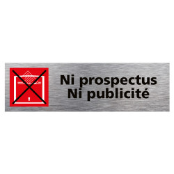 PLAQUE DE PORTE NI PROSPECTUS NI PUBLICITE (Q0352)