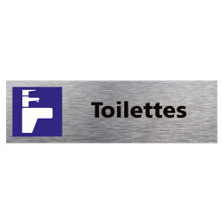 PLAQUE DE PORTE TOILETTES (Q0391)