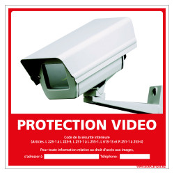 PANNEAU PROTECTION VIDEO (G1170)