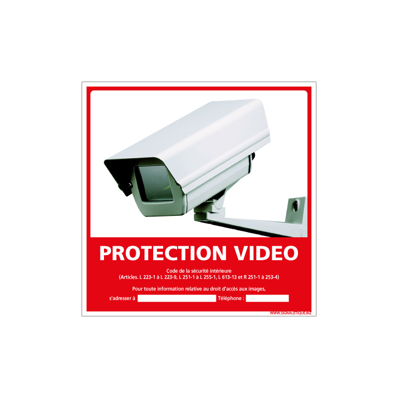 PANNEAU PROTECTION VIDEO (G1170)