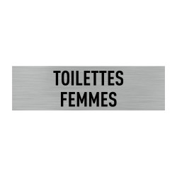 PLAQUE DE PORTE TOILETTES FEMMES (Q0021)